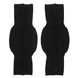 CALLARON 1 Paar Kaschmir Kniewärmer aus Dickem Warmem Wollmaterial Winter Beinwärmer für Männer Frauen Gelenkschonend Beim Sport Outdoor Aktivitäten