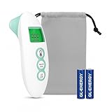 Infrarot Fieberthermometer Stirn & Ohr- kontaktlos, Age Precision, Farbdisplay, Speicher für Baby/Kinder/Erwachsene