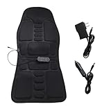 Generisch Massagekissen für Stuhl | Sitzmassager Für Bürostuhl,3 Modi Elektrische Auflage 5 Punkt Muskellockerung Für Vielsitzer