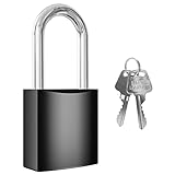 [Anti-Rost] Solides Aluminium Vorhängeschloss mit 2 Schlüssel, Diyife 44 MM Langem Bügel Sicherheitsschloss Wetterfestes für Turnhalle, Garage, Schuppen, Zaun, Lager