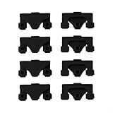 Mühelose Reinigung mit spülmaschinenfester Luftfritteusen-Grillpfanne, entworfen, um lange zu halten (8 Packungen/1 Set Air Fryer Bumpers)
