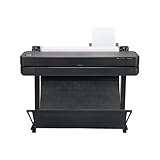 HP DesignJet T630 36 Zoll (91 cm 5HB11D), Großformatdrucker, Plotter, Standard A4-A0, 76 A1-Drucke/Stunde, Wi-Fi, Ethernet, USB, 2400x1200 dpi, Recyceltes Metall, 1 Jahr Garantie, HP Click, Schwarz
