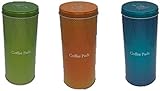 3x Kaffeepaddose - Kaffeedose für Kaffeepads - Aufbewahrungsbehälter für Kaffeepads