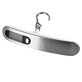 Garneck Multifunktionale Digitale Angelwaage aus Edelstahl Tragbare Elektronische Gepäckwaage Kompakte Größe für Reisen und Angeln