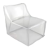 Generisch Plüschtier Aufbewahrung Sitzsack | Großer Transparenter Plüschtier Sitzsack Bezug | Wiederverwendbarer Plüschspielzeug Organizer für Bett Wohnzimmer Sofa Spielbereich Wohnheim Couch