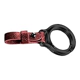 Schlüsselanhänger, Karabiner-Schlüsselanhänger | Schnellverschluss-Schlüsselanhänger, kleine robuste Schlüsselanhängergriffe, eleganter Karabiner-Gürtelclip, Schlüsselanhänger Organizer, rot, Se
