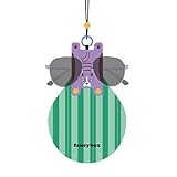 Brillenputztuch, Clip für Sonnenbrillen und Tiere mit Band – Zubehör zur Reinigung der Gläser für Wandern, Computer, Reisen – Umhängeband für