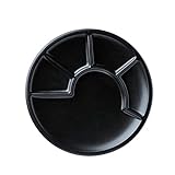Frühling Fondue Teller Ø 23 cm - schwarz