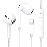 iPhone Kopfhörer mit Kabel, In-Ear Kopfhörer [MFi-Zertifiziert], Kabelkopfhörer mit Mikrofon und HiFi Stereo Ohrhörer für iPhone 14/13/12/11 Plus Pro Max/XR/XS/X/SE/8/7/Plus/iPad Unterstützt alle iOS