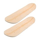 LRXIYODE 2stücke Holz-Skateboard DIY Graffiti Board Skateboard-zubehör Unvollendetes Skateboard-Deck Für Wand Blank Graffiti Skateboard Leeres Skateboarddeck Leeres Skateboard-Deck