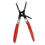 Uonlytech Werkzeug Schweißlötklemmen Spannzange einstellbar Crimpklemmen klemmzange grimpzange gripzangen clamp Drahtschweißklemme Verriegelungsschweiß-Lötklemmen Kopf aus Manganstahl Black