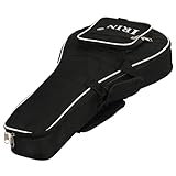 ifundom Mandolin Tasche Mandolin Instrumententasche mandoline tragetasche Aufbewahrungsbeutel für Musikinstrumente schicker Mandolinenbehälter Mandolinenhalter Oxford-Stoff Black