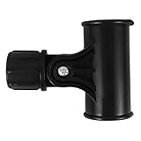 Homoyoyo Lenkhalterung für Sonnenschirme Drehbar Schwarz Zubehör für Terrassenschirme Balkon Kompatibel mit Gartenschirmen Platzsparend und Vielseitig für Außenbereiche