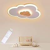 FANLG LED Deckenlampe Kinderzimmer 40CM Kinderlampe LED Deckenleuchte dimmbar mit Fernbedienung 3000K-6000K Kinderzimmerlampe Decke Wolkenlampe Deckenleuchte für Kinderzimmer Schlafzimmer