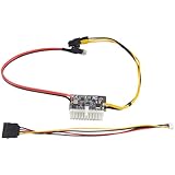 Qusedwey Hochleistungs-300 W 12 V DC 5,5 X 2,5 mm Eingang, DC-ATX-Netzteil, ATX-Switch-Mining-Netzteil, 24-Poliges Mini-ITX-DC-ATX-ATX-Netzteil