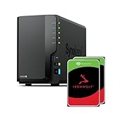 Synology DS225+ 8TB (Seagate Ironwolf 2x4TB) 2-Bay Plus Serie - Intel Celeron J4125 Quad-Core, 2 GB Non-ECC DDR4 SODIMM 1 x 2,5 GbE und 1 x 1 GbE RJ-45 LAN-Port