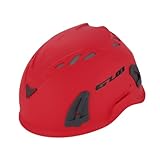 Amagogo, Bergsteigerkappe, gepolsterte Liner, mit Scheinwerferschnalle, Driding Hut, Konstruktion Hardhat zum Radfahren, Höhlen, Rot