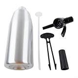 Sodastream-Maschinen-Ersatz für Kohlensäurewasserbereiter mit anpassbarer Karbonisierung, silberfarben, rot und schwarz (Silber)