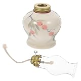 Ciieeo Kerosinlampe Im Retro-Stil Aus Keramik Vintage Petroleumlampe Vintage Außenlaterne Vintage Bauernhaus Laterne Vintage Laterne Aus Kupfer Vintage Laterne Aus Eisen Sturmlaterne Glas
