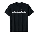 Heartbeat Kite Surfer Board Kitesurfen Kitesurfen T-Shirt