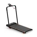 3-in-1 Walking pad mit 10% Steigung, faltbares laufband für zuhause & laufband Schreibtisch, Walking pad klappbar zum Gehen, Joggen und Arbeiten, leises Laufbänder mit 120kg Tragkraft, Steigung