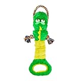 Seilspielzeug im Dinosaurier-Design, grünes Dino-Seilspielzeug, grünes Dino-Seilspielzeug, Welpenkauspielzeug für Mundgesundheit, Haustier-Kau-Training, Tier-Design, Mundgesundheit, Zahnreinigung,