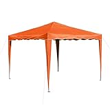 DEMA Alu/Metall Faltpavillon 3x3 Meter Orange