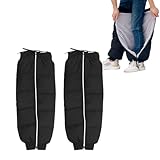 mizikuu Kniewärmer Motorrad Beinwärmer, Beidseitig Tragbare Winter Plüsch Kniewärmer Fahrrad Wasserdicht Winddicht Legwärmer mit Reißverschluss Outdoor Knieunterstützung Beinstulpen für Damen Herren
