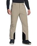 Pioneer Camp Herren Skihose Gefüttert Warm Snowboardhose Winddicht Wasserdicht Schneehose Softshellhose Outdoorhose Winter