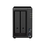 Synology DS723+ 16TB 2 Bay Desktop NAS Lösung, installed with 2 x 8TB HAT5300 betrieben