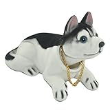 Wackelkopf Hund Schüttelkopf Hund Für Auto Wackelfiguren Schaukelspielzeug, Ornamente Spielzeug für Auto Armaturenbrett Dekoration