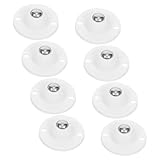 FRCOLOR 8 Stück Teiliges Selbstklebender Möbelrollen mit Kugellager Geräuscharm und Kratzfrei Hochwertige Stahlkonstruktion für Aufbewahrungsboxen Mülltonnen und Schränke