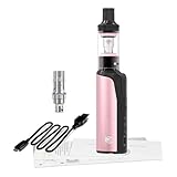 Vaptio COSMO Elektronische Zigarette Vape Kit mit 1500mah Batterie 2,0ML Zerstäuber 2Stücks 0.7ohm / 1.6ohm Spule Vape Starter Kit No E Flüssigkeit Kein Nikotin (Roségold)