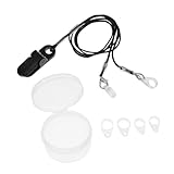 Healeved 1 Satz Anti-verlorenes Seil Für Sicherheitskabel Für Hörverstärker Schutzband Für Audiophones Lanyard-befestigung Für Audiophone Halteclip Für Hörverstärker Nylon Black