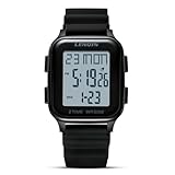LN LENQIN Uhren Herren Herren Uhr Digital Armbanduhr Sport Uhr 30m Wasserdicht mit Wecker, Stoppuhr, LED-Hintergrundbeleuchtung Digitaluhr für Männer