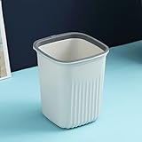 ZARBAILRE Hochwertiger Papierkörbe, Küchenabfalleimer Dauerhaft, Abfalleimer Aus Plastik für Badezimmer, Küche, Zuhause, Büro, Wohnzimmer, Kinderzimmer (A L)