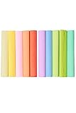 Krepppapier 25x200 cm Pastellfarbenmix 10er Pack, Pastell-Mix