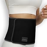 ReaPro Rückenbandage verstellbar mit Klettveschluss, Elastische Bandage für Becken Wirbelsäule, Lendenwirbelstütze bei Bandscheibenvorfall, Nierengurt Damen, Stützgürtel Ischias