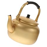 CIYODO Vintage Aluminium Wasserkocher Metall Wasserkocher Wasserkochender Topf Metall Teekessel Küchenkessel Wasserkessel Wasser Heizungskessel Kleiner Wasserkocher