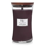WoodWick Große Hourglass Duftkerze | Spiced Blackberry | mit knisterndem Docht | Brenndauer: bis zu 130 Stunden
