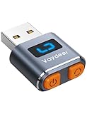 VAYDEER Maus Jiggler USB – Mini Mausbeweger aus Aluminium, Plug & Play, 100 % unauffindbar, 3 zufällige Bewegungsmuster, verhindert Bildschirmsperre im Home Office