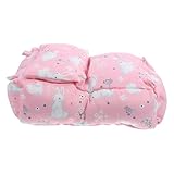 LOORGVEL Kuscheliges Kleintier schlafnest Winterwarm Weich Gefüttert für Hamster Meerschweinchen Chinchilla Dschungferret Haustierbett mit Sicherer Rundumstruktur