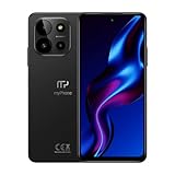 Schlankes und Elegantes Smartphone NFC Funktion ohne vertag myPhone N23 5G Cosmic Black + kostenlose Tasche 5000mah Akku 50mpx Kamera