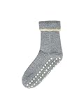 ESPRIT Damen Stoppersocken Cozy W Hp Wolle rutschhemmende Noppen 1 Paar, Grau Mid Grey Melange 3530, 39/42 EU