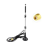 Vecys WiFi Antenne 2.4 G/5G/5.8G Doppelfrequenz 8 dBi MIMO Omnidirektionaler Signalverstärker Magnetbasis RP-SMA Adapter 1.5m 4.9 Fuß für PCIE Netzwerk WLAN Kartenrouter Externe Antenne Drahtloses