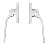 Fenstergriff Flügelfenstergriffriegel Aus Aluminiumlegierung, Kunststoff, Stahl, for Aufschieben, Tür, Fensterschloss, Schnalle, Ersatzteile, Fensterstopper(Left)