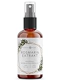 Rosmarinwasser 100ml | Für Haut & Haare von Nordic Pure | Vitalisierendes Rosmarin-Extrakt zur Pflege von dünnem, trockenem & brüchigem Haar | Rosmarin Hydrolat ohne Öl