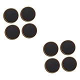 ARTIBETTER 8 STK Bodenmatte Furniture Gliders Couchgleiter Gleitpads für Möbel runder Outdoor-Teppich Möbelboden Gleiter zum Bewegen von Möbeln Möbelgleiter aus Kunststoff Plastik Light Grey