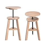 Generisch 48-65cm Zeichenhocker mit Verstellbarer Höhe, Arbeitshocker aus Holz,Künstlerhocker,Barhocker aus Holz,Küchenhocker,Büro Studio Hocker,Perfekt für Künstleratelier,Heimgebrauch,Küche,Bars