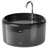 Katzenbrunnen Trinkbrunnen für Katze Automatic: Katzen Trinkbrunnen Leise - 2.4L Katzentrinkbrunnen Indoor - Wasserbrunnen für Katze Mit Led - Wasserhahn Wasserspender für Klein Hund - Haustierbrunnen